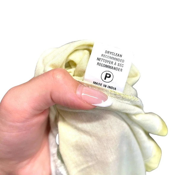 Anthropologie Bl-nk London Peasant Top Blouse Peplum Colorful Tie Dye Size XS - Picture 10 of 10